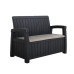 Faro 4 Seater Garden Sofa Set - Black